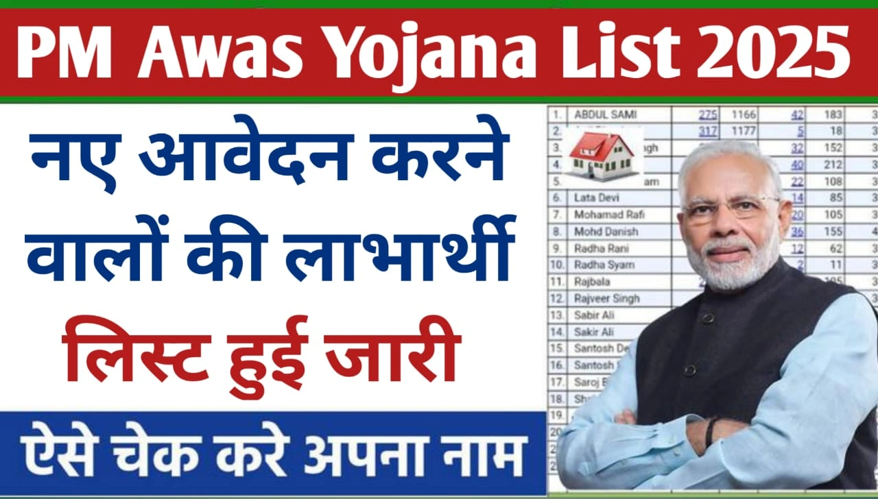 PM Awas Yojana New List 2025